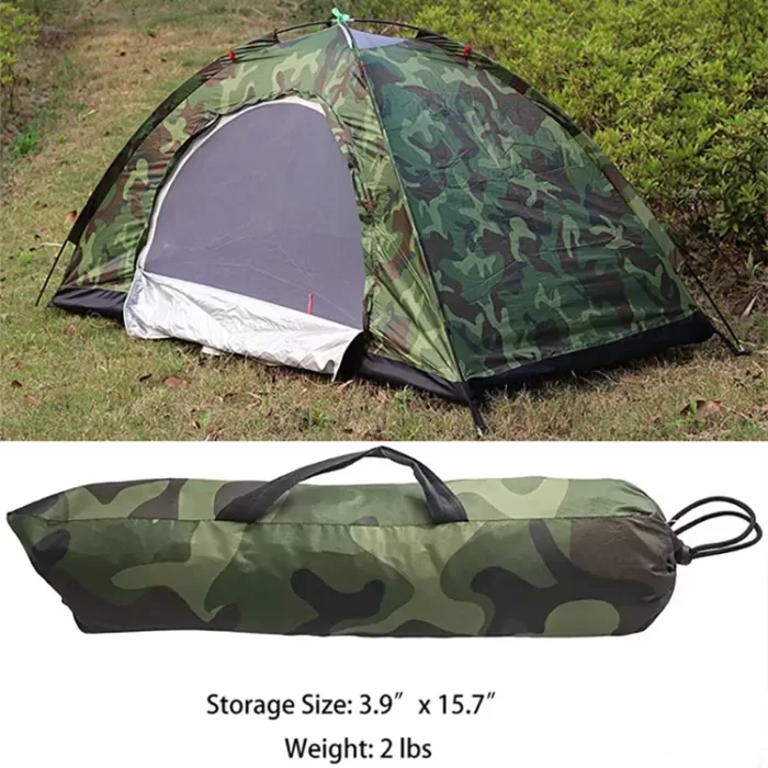 4 season waterproof ultralight 1 person camping tent - 3