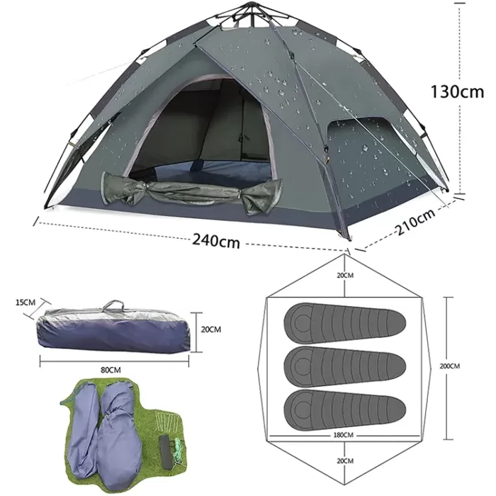 best 3 person camping tent - 6