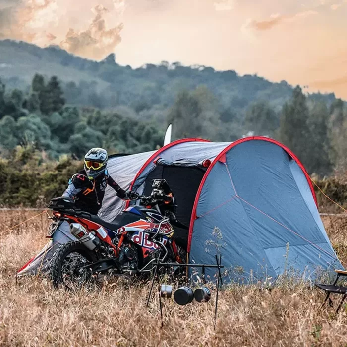 motorcycle camping tent - 1