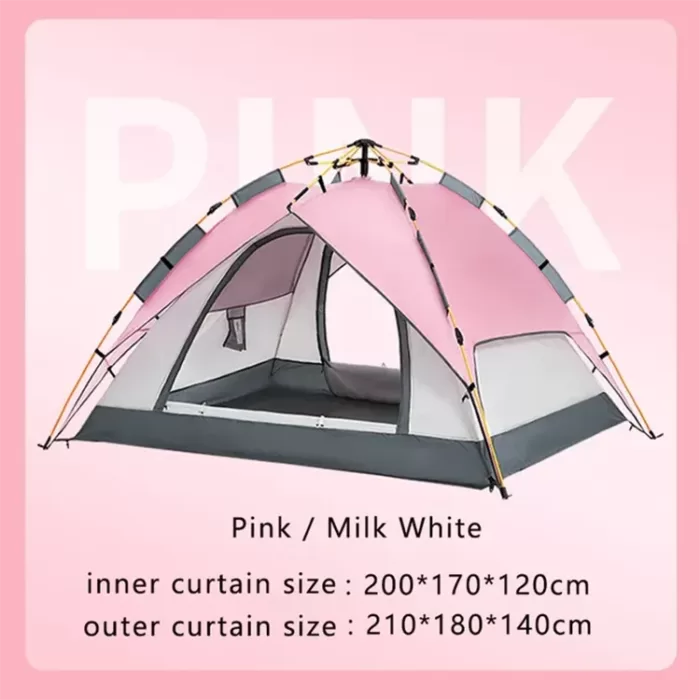 outdoor pink camping tent - 6
