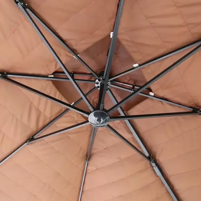 9ft cantilever patio umbrella with base - 6