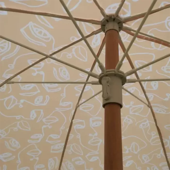 boho beach umbrellas with fringe - 2
